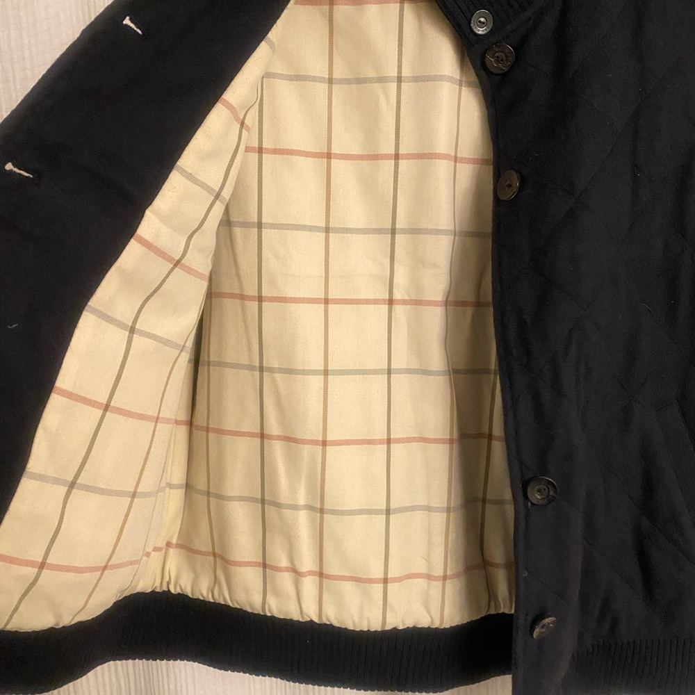 Loro Piana Dark Navy Blue Cashmere Quilted Vest - Picture 9 of 14